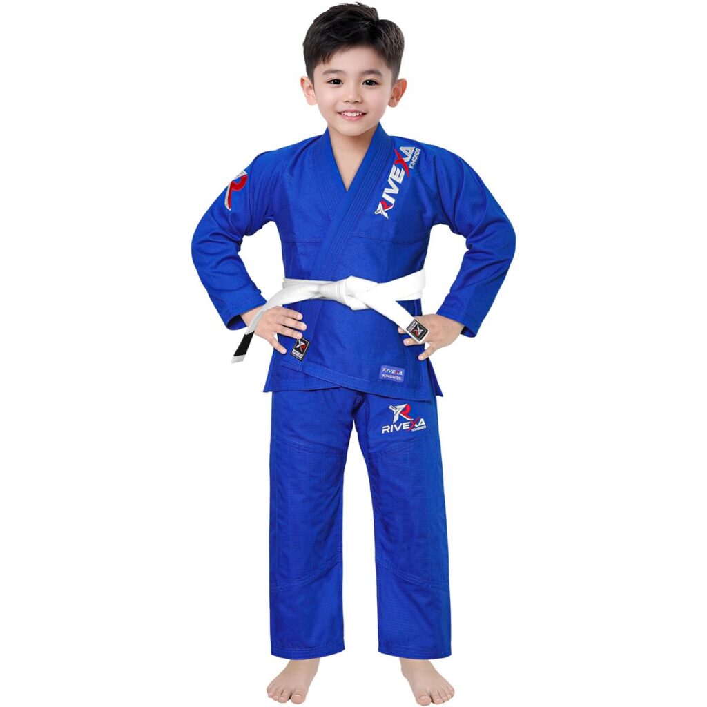Rivexa Young Warrior Kids BJJ Gi – Royal Blue Edition
